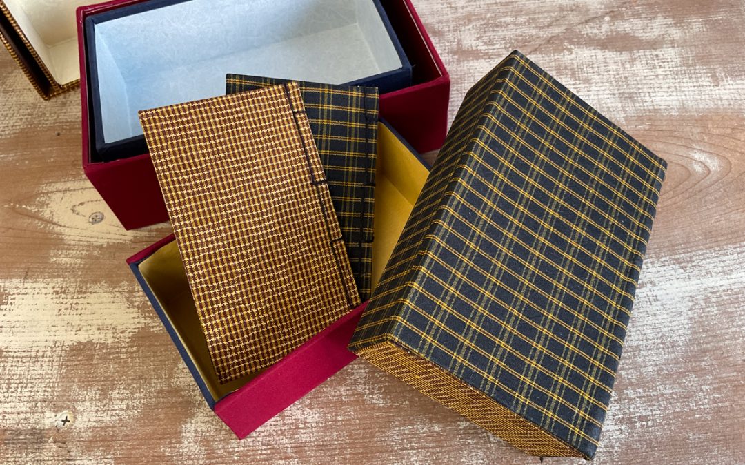 093 黄八丈の入れ子箱