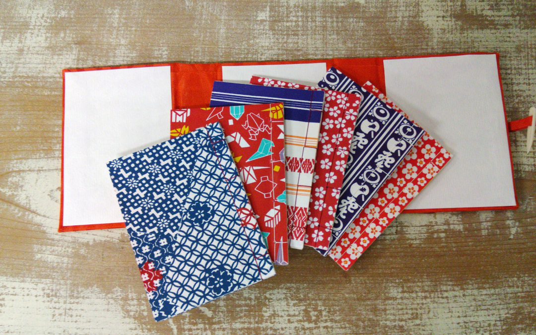 44 千代紙の和綴じノート